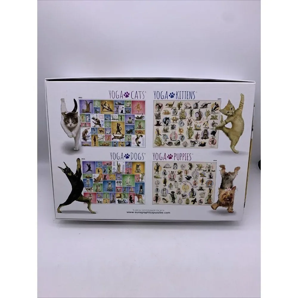 Eurographics YOGA CATS 1000 Piece Jigsaw Puzzle
